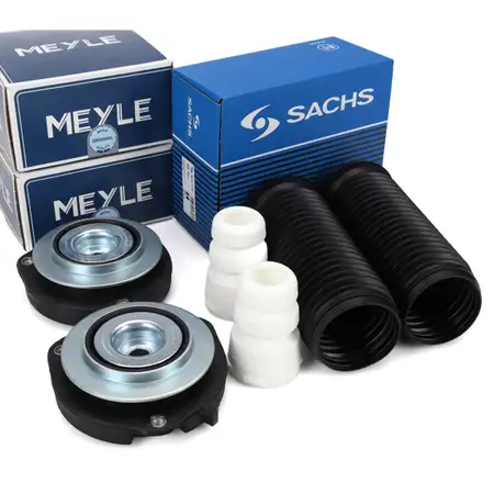 2x MEYLE Federbeinlager + SACHS Staubschutz f&uuml;r VW TiguanI 5N Touran 1T AUDI A3 8P vorne