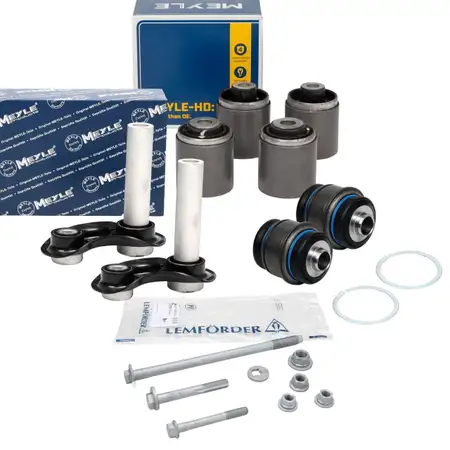 2x MEYLE / HD Integrallenker Lagerbuchsen Schrauben f&uuml;r BMW E60 E61 E63 E64 E65-67 hinten