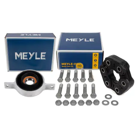 MEYLE HD Gelenkscheibe + Mittellager f&uuml;r BMW E81-88 F20/21 E90-93 F30/31 F32/33 X1 E84