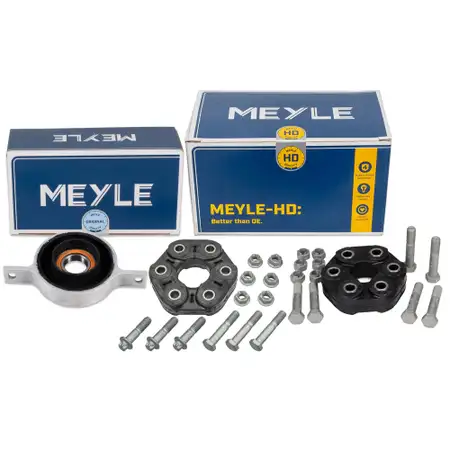 2x MEYLE HD Gelenkscheibe Rep.-Satz + Mittellager f&uuml;r BMW F20/21 116/118i F30/31 316/320i