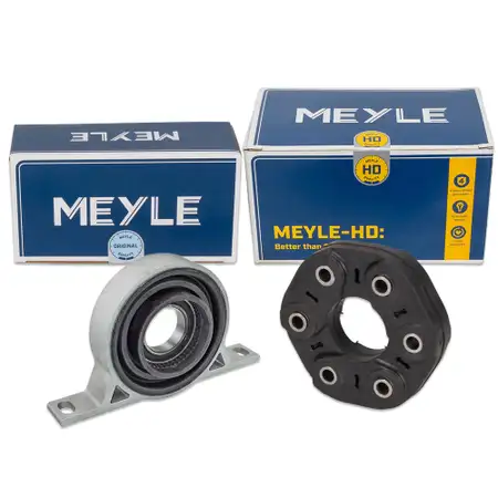 MEYLE HD Gelenkscheibe + Mittellager f&uuml;r BMW 5er E60 E61 545i 535d 6er E63 645Ci ab 2005