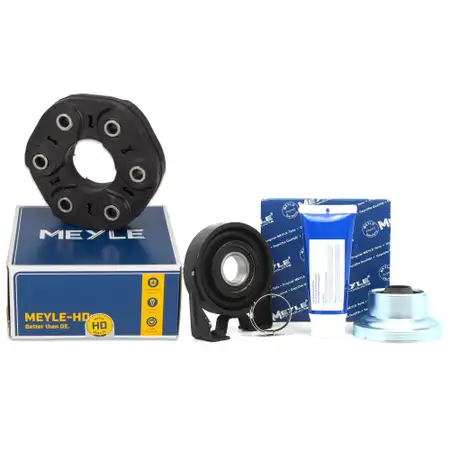 MEYLE HD Gelenkscheibe + Mittellager Rep.-Satz f&uuml;r PORSCHE Cayenne (9PA) VW Touareg (7L)