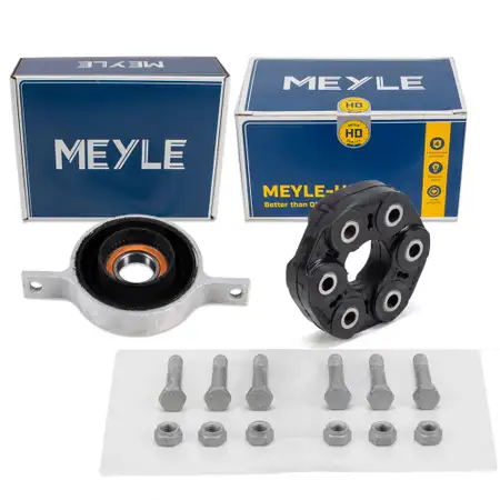 MEYLE HD Gelenkscheibe Rep.-Satz + Mittellager f&uuml;r BMW E81-88 116-120i E90-93 316-320i X1