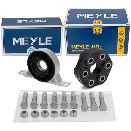 MEYLE HD Gelenkscheibe Rep.-Satz + Mittellager f&uuml;r BMW 3er E46 316-325i Z4 E85 2.5i