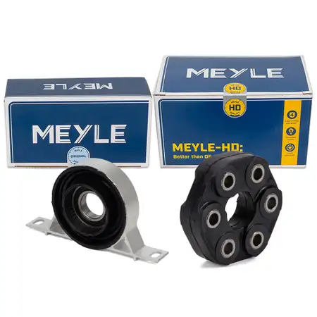 MEYLE HD Gelenkscheibe + Mittellager f&uuml;r BMW 3er E46 316-325i 5er E39 523i Z4 E85 2.5i