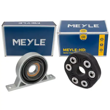 MEYLE HD VERST&Auml;RKT Gelenkscheibe + Mittellager f&uuml;r BMW X3 E83 2.5si 3.0si 2.0sd 3.0sd