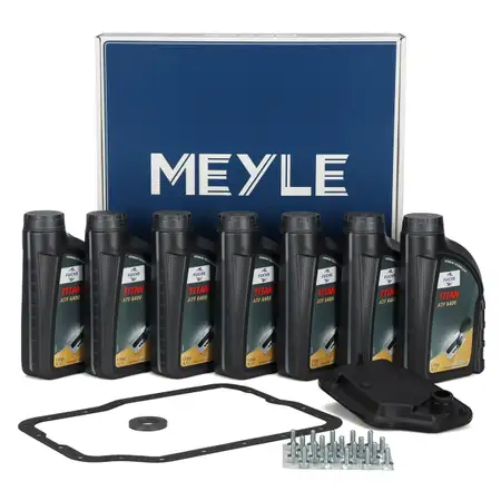 MEYLE Oil Change Kit 4F27E 4-Speed Automatic Transmission + 7L FUCHS Transmission Fluid for FORD Focus 1 2