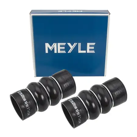 2x MEYLE Ladeluftschlauch Ladeluftk&uuml;hler f&uuml;r FORD Fiesta 4 Focus 1.8 DIESEL 1229499