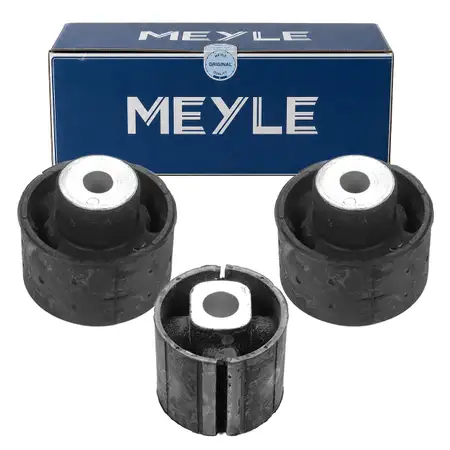 3x MEYLE Achsk&ouml;rperlager f&uuml;r BMW 5er E39 520-540i M5 520-530d Hinterachse vorne + hinten