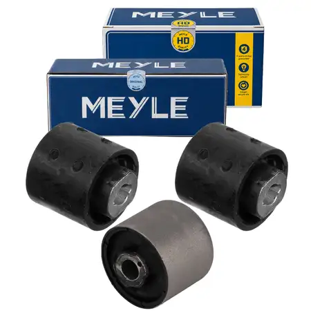3x MEYLE / HD Achsk&ouml;rperlager f&uuml;r BMW 3er E46 X3 E83 Z4 E85 Hinterachse