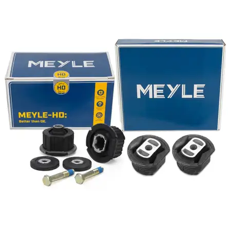 4x MEYLE / HD Axle Housing Bearings for Mercedes E-Class W124 S124 Rear Axle (Front + Rear)