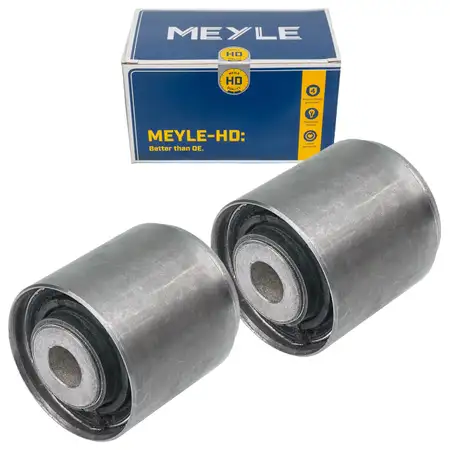 2x MEYLE HD REINFORCED lower control arm bushings for BMW E60, E61, E63, E64, and X5 rear axle (lower)