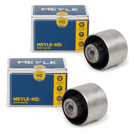 2x MEYLE HD 1147110000HD Reinforced Control Arm Bearings for VW Golf 5, 6, 7 and Audi 8P Leon (Rear)