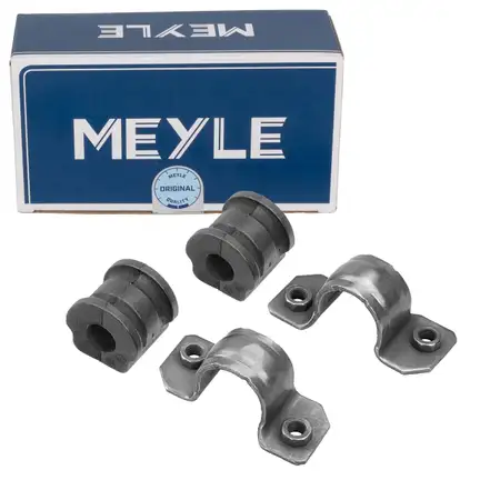 2x MEYLE Stabilisatorlager 16mm + Halter f&uuml;r VW Polo 4 5 Ibiza Mii Citigo Fabia vorne