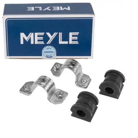 2x MEYLE Stabilisatorlager 17mm + Halter VW Polo 4 5 A1 8X Ibiza 3 4 Fabia 1 2 Rapid vorne