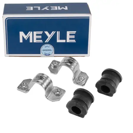 2x MEYLE Stabilisatorlager 18mm + Halter VW Polo 4 5 S1 8X Ibiza3 4 Fabia 1 2 Rapid vorne
