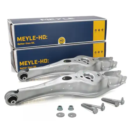 2x MEYLE HD VERST&Auml;RKT Querlenker Federaufnahme VW Golf 7 A3 Leon 5F Octavia 3 hinten unten