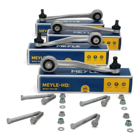4x MEYLE HD VERST&Auml;RKT Querlenker f&uuml;r AUDI A4 B8 A5 8T 8F A6 C7 A7 4G 8RB Vorderachse oben