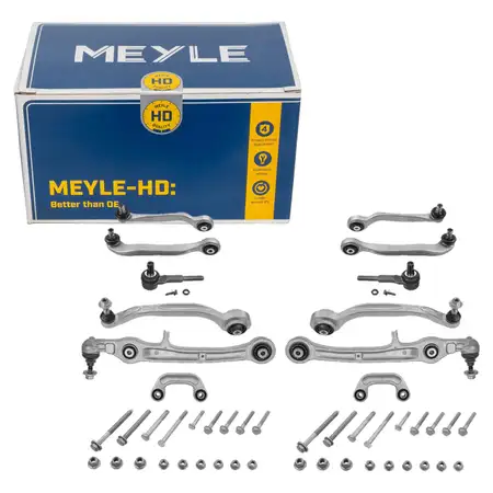 MEYLE HD 1160500095/HD VERST&Auml;RKT Querlenker Satz f&uuml;r AUDI A6 C6 4F Vorderachse 12-tlg