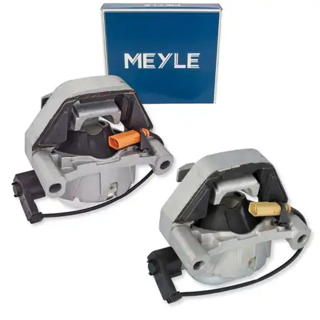 2x MEYLE Motorlager Motorhalter Hydrolager f&uuml;r AUDI A6 C7 A7 4G 3.0 TDI links + rechts
