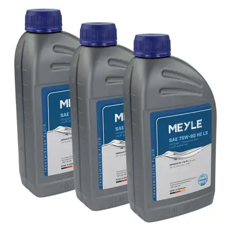 3L 3 Liter MEYLE 0140192600 SAE 75W-90 HC LS Getriebe&ouml;l Schaltgetriebe&ouml;l API GL-4 GL-5