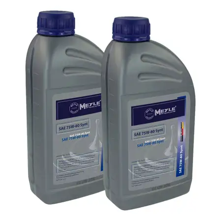 2L 2 Liter MEYLE 0140193300 SAE 75W-80 Synt Getriebe&ouml;l Schaltgetriebe&ouml;l API GL-4 GL-5