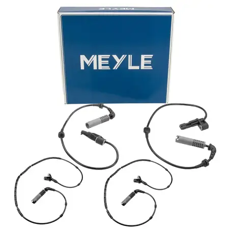 4x MEYLE ABS Sensor Raddrehzahl f&uuml;r BMW 3er E46 316-330i 318d 320d vorne + hinten