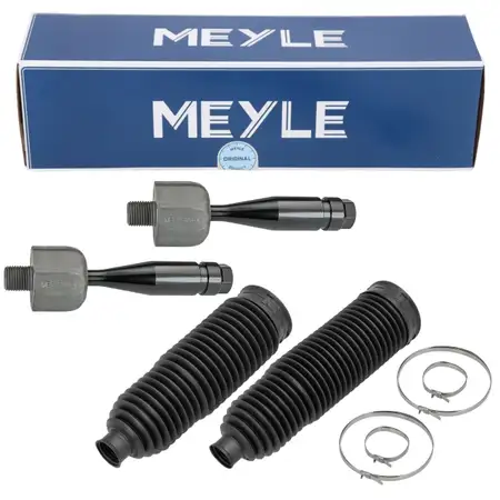 2x MEYLE Spurstange Axialgelenk + Lenkmanschette f&uuml;r AUDI A4 8E B6 B7 vorne