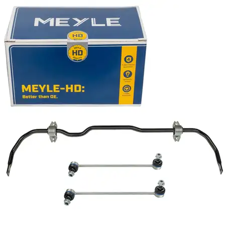 MEYLE HD Stabilisator + 2x Koppelstange f&uuml;r VW Golf 5 6 Eos 1F AUDI 8P SEAT Leon 1P vorne