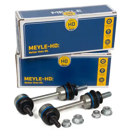 2x MEYLE HD Reinforced Tie Rod for BMW 5 Series E60, E61; 6 Series E63, E64 (Rear) 33506781540