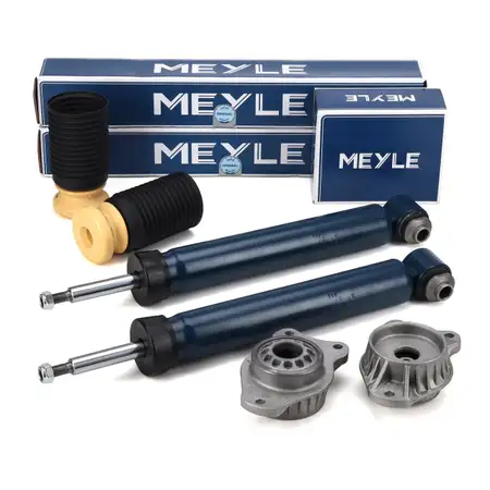 2x MEYLE Sto&szlig;d&auml;mpfer + Staubschutz + Domlager f&uuml;r BMW 5er F11 Touring hinten
