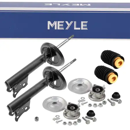 2x MEYLE Sto&szlig;d&auml;mpfer + Staubschutz + Domlager f&uuml;r MERCEDES A-Klasse W168 vorne