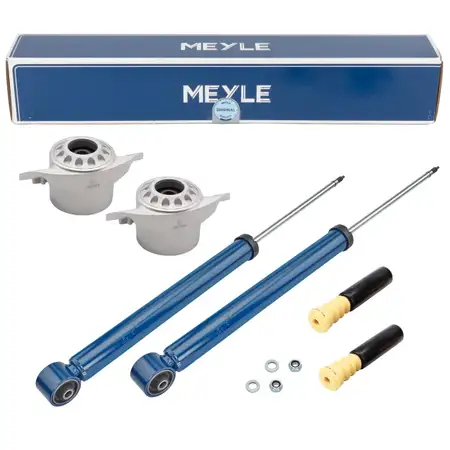 2x MEYLE Sto&szlig;d&auml;mpfer + Staubschutz + Domlager f&uuml;r VW Polo 4 5 SEAT Ibiza 4 Fabia 3 hinten