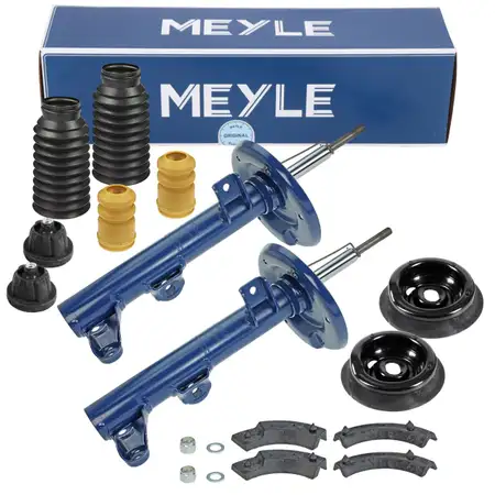 2x MEYLE Sto&szlig;d&auml;mpfer + Staubschutz + Domlager f&uuml;r MERCEDES W203 S203 CL203 CLK C209 vorne