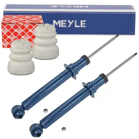 2x MEYLE Gasdruck Sto&szlig;d&auml;mpfer + febi Anschlagpuffer f&uuml;r BMW 5er F10 Limousine hinten