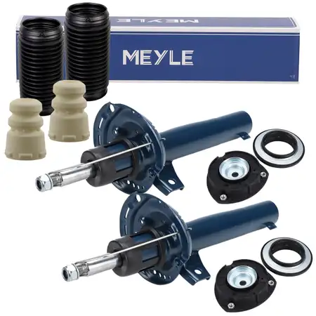 2x MEYLE Sto&szlig;d&auml;mpfer + Staubschutz + Domlager f&uuml;r VW Golf 7 8 A3 8V Ateca Octavia 3 vorne
