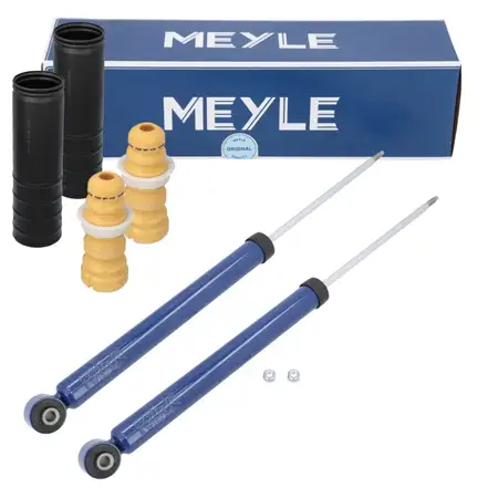 2x MEYLE Gasdruck Sto&szlig;d&auml;mpfer + Staubschutz f&uuml;r OPEL Corsa E mit Standard Fahrwerk hinten