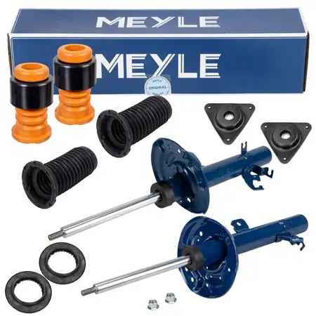 2x MEYLE Sto&szlig;d&auml;mpfer + Staubschutz Domlager f&uuml;r NISSAN Qashqai 2 Kadjar bis 07.2017 vorne