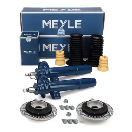 2x MEYLE Sto&szlig;d&auml;mpfer + Staubschutz + Domlager f&uuml;r BMW F20 F21 F22 F23 F30 F31 F34 vorne