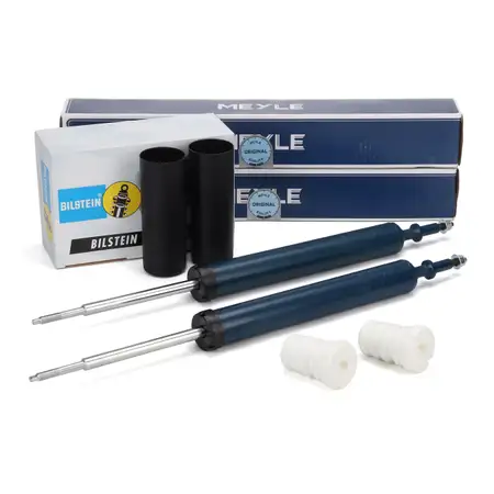 2x MEYLE Sto&szlig;d&auml;mpfer + BILSTEIN B1 Staubschutz f&uuml;r BMW E81-88 E90-93 ohne M-Technik hinten