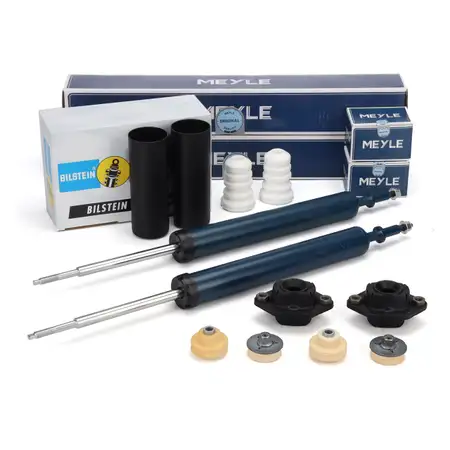 2x MEYLE Sto&szlig;d&auml;mpfer + Staubschutz + Domlager f&uuml;r BMW E81-88 E90-93 ohne M-Technik hinten