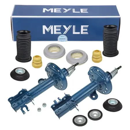 2x MEYLE Sto&szlig;d&auml;mpfer + Staubschutz + Domlager f&uuml;r ABARTH/FIAT Grande/Punto/Evo 199 vorne