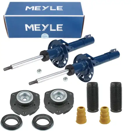 2x MEYLE Sto&szlig;d&auml;mpfer + Staubschutz + Domlager f&uuml;r VW Fox AUDI A2 8Z0 SKODA Roomster vorne