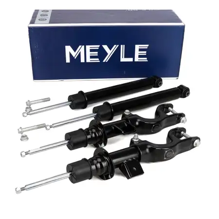 4x MEYLE PD Gasdruck Sto&szlig;d&auml;mpfer Federbein f&uuml;r TESLA Model Y 5YJY vorne + hinten