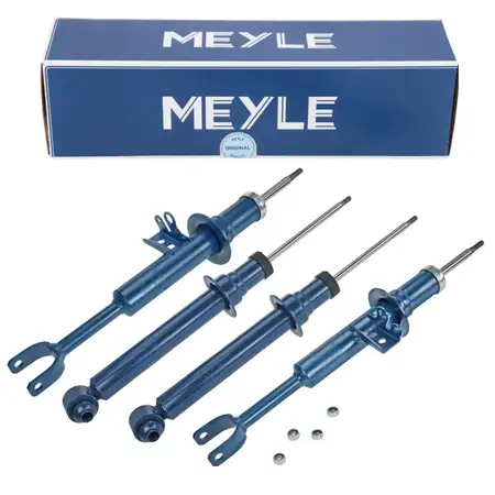 4x MEYLE Sto&szlig;d&auml;mpfer Federbein f&uuml;r BMW 5er Limousine F10 6er Gran Coupe F06 vorne + hinten