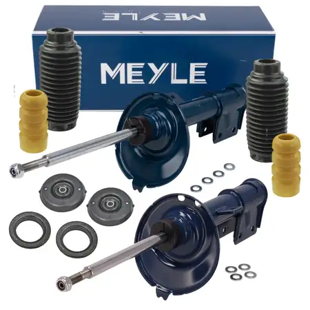 2x MEYLE Sto&szlig;d&auml;mpfer + Dreckschutz + Domlager f&uuml;r PSA Berlingo B9 Partner / Tepee vorne