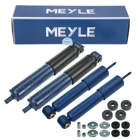 4x MEYLE Gasdruck Sto&szlig;d&auml;mpfer f&uuml;r VW Multivan Transporter T4 vorne + hinten