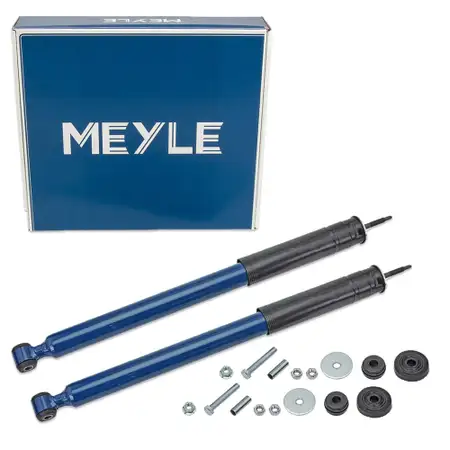 2x MEYLE 0267350004 Rear Shock Absorbers for Mercedes-Benz C-Class W203 S203 C209 A209