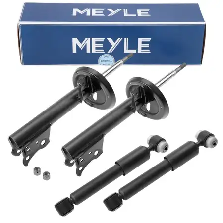 4 MEYLE shock absorbers for Mercedes-Benz A-Class W168 A140-210 A160/170CDI (front + rear)
