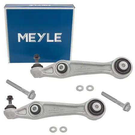 2x MEYLE control arms + bolts for TESLA Model S 5YJS 10 5YJX front axle, rear lower